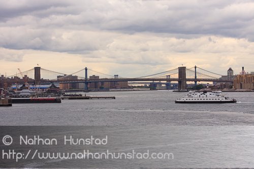 Three East River Crossings (Brooklyn Bridge, Manhattan Bridge, a
